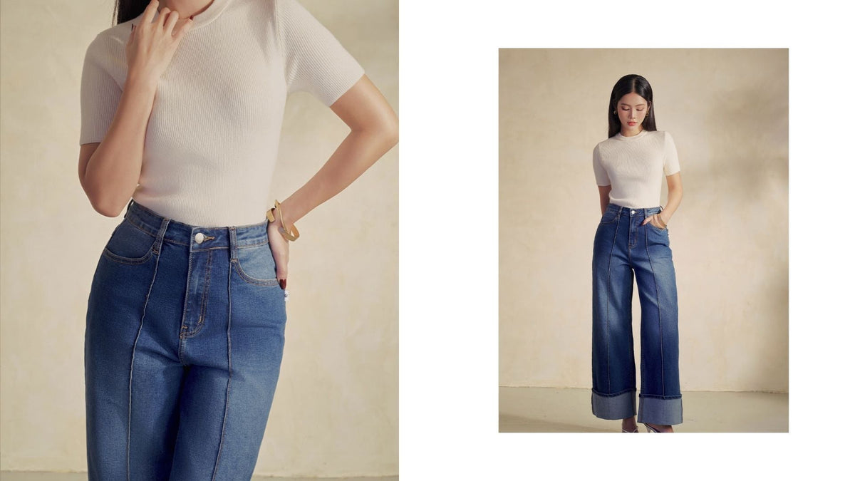 Cách phối đồ với quần jeans nữ đẹp, trẻ trung và thanh lịch