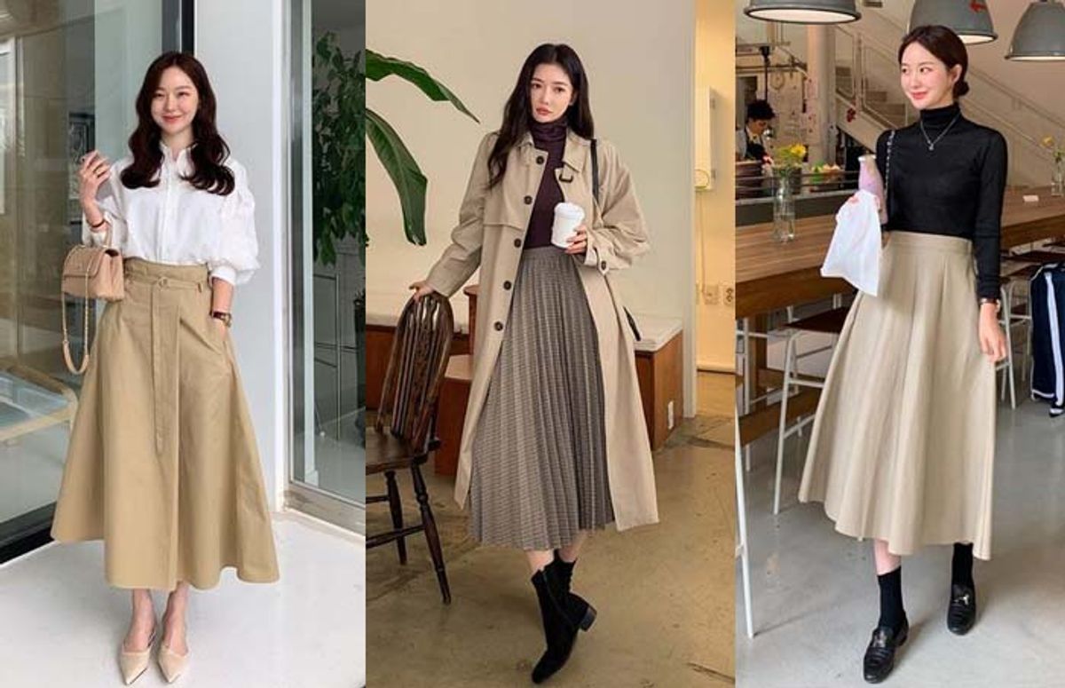 10 cách phối đồ với chân váy nữ thanh lịch, trẻ trung