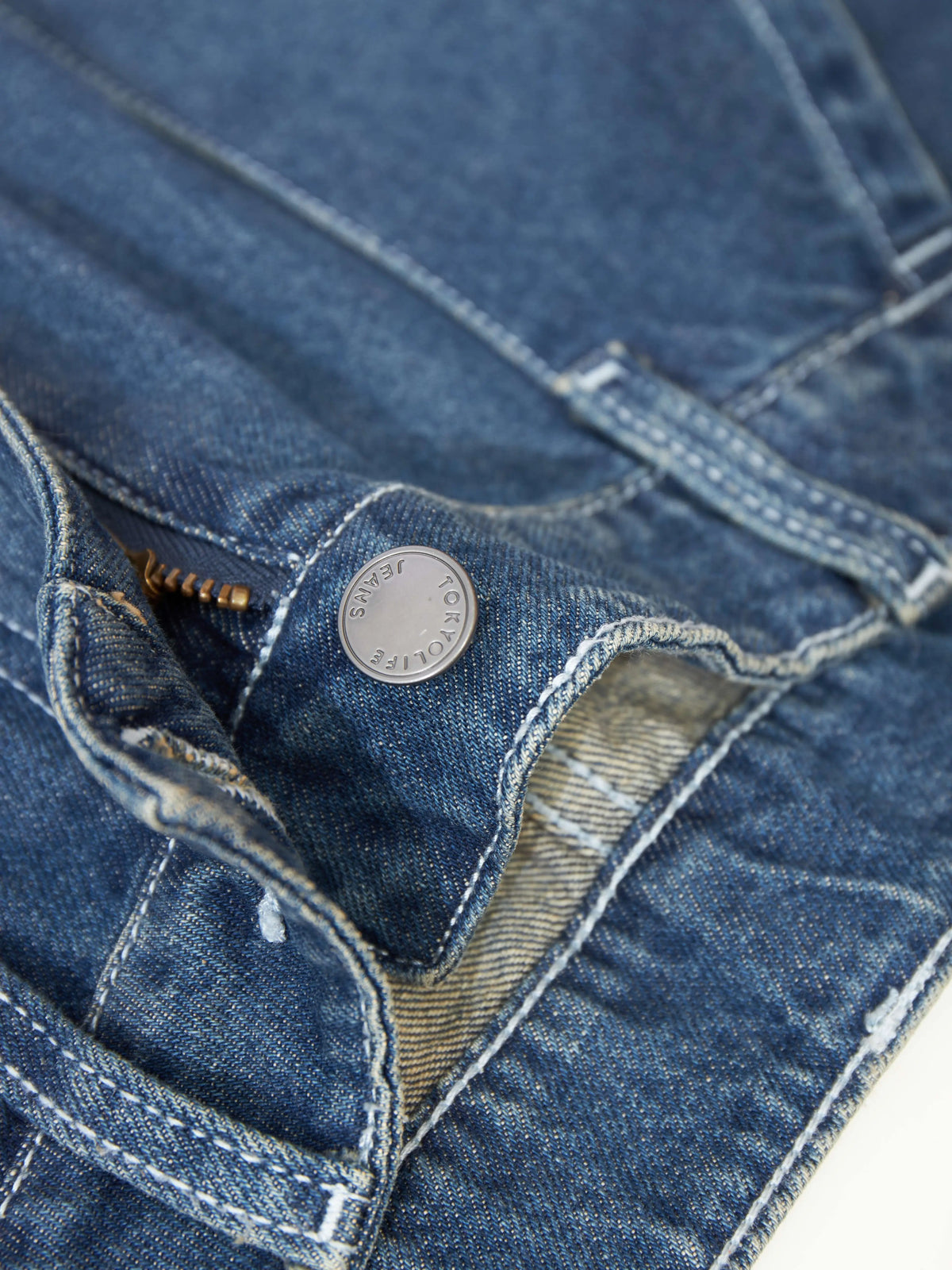 Quần Jeans Cargo Nữ Dáng Suông LFNUQ05