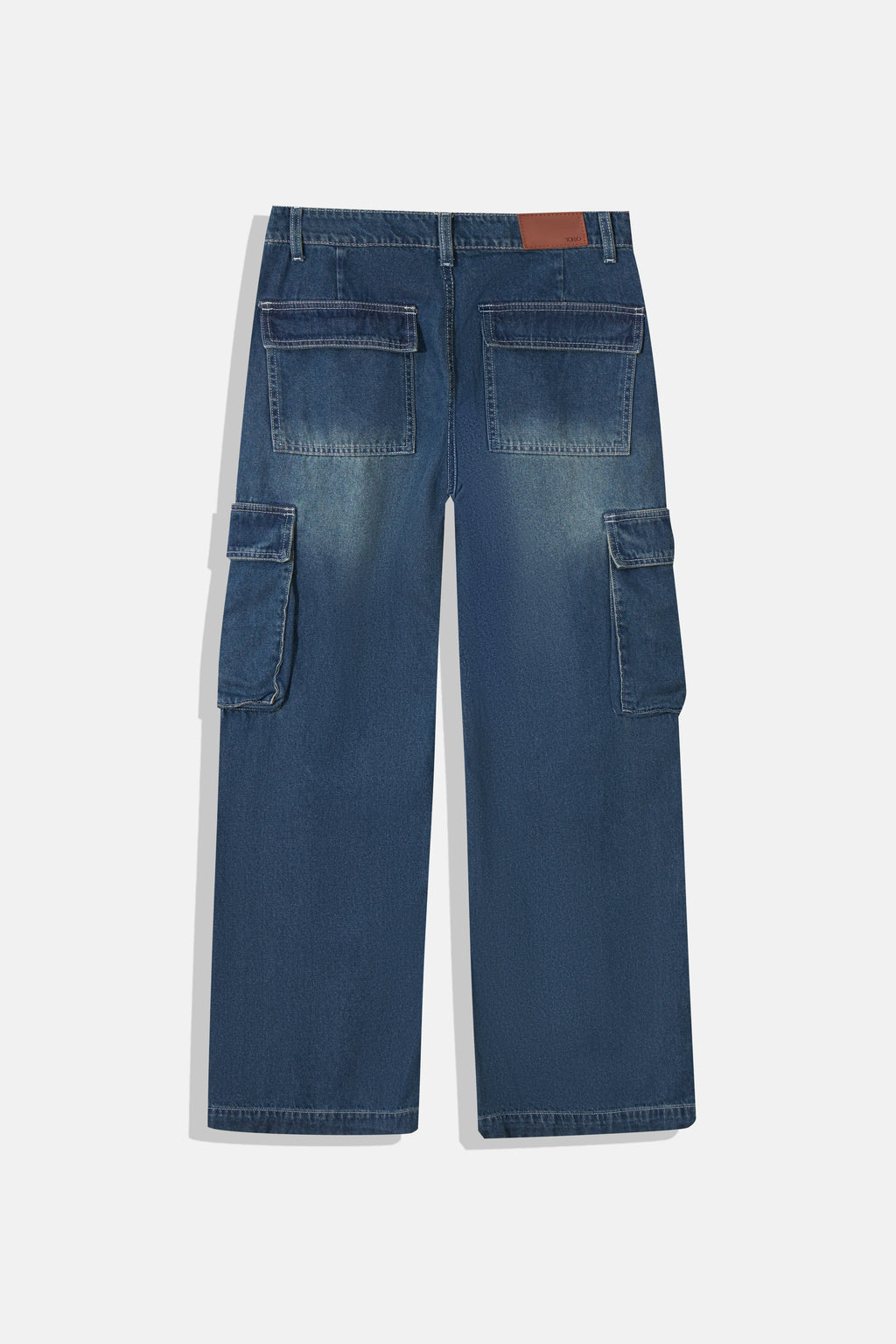 Quần Jeans Cargo Nữ Dáng Suông LFNUQ05
