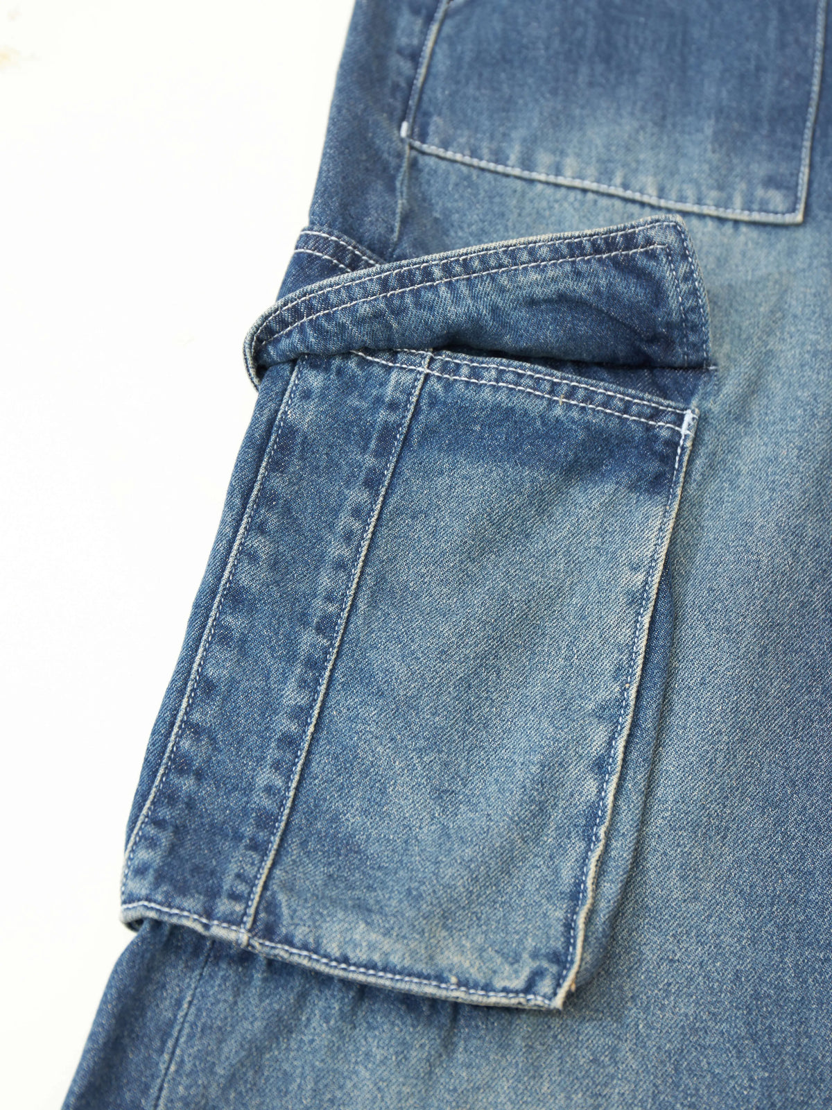 Quần Jeans Cargo Nữ Dáng Suông LFNUQ05