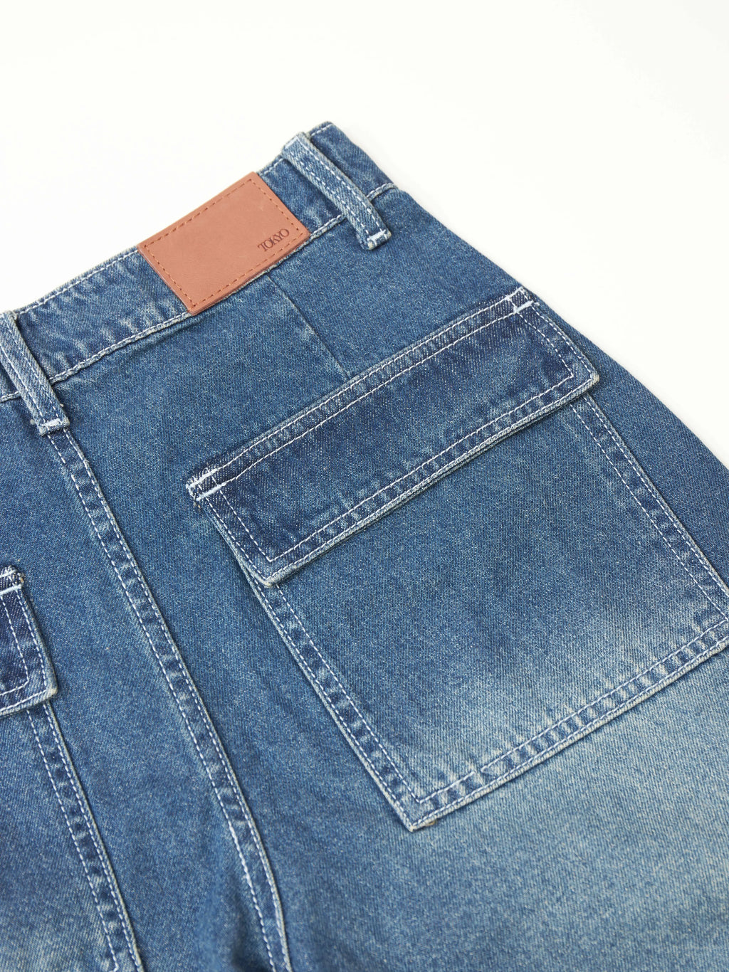 Quần Jeans Cargo Nữ Dáng Suông LFNUQ05