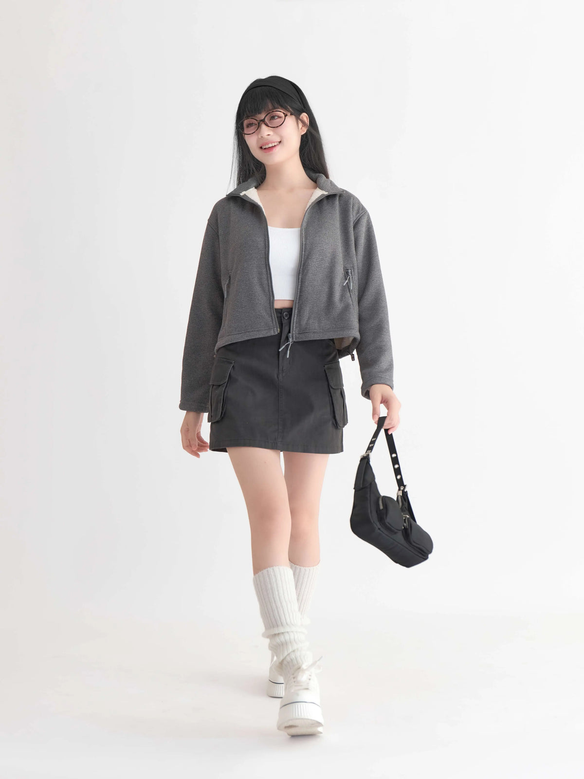 Quần Váy Khaki Túi Hộp LFNUV02