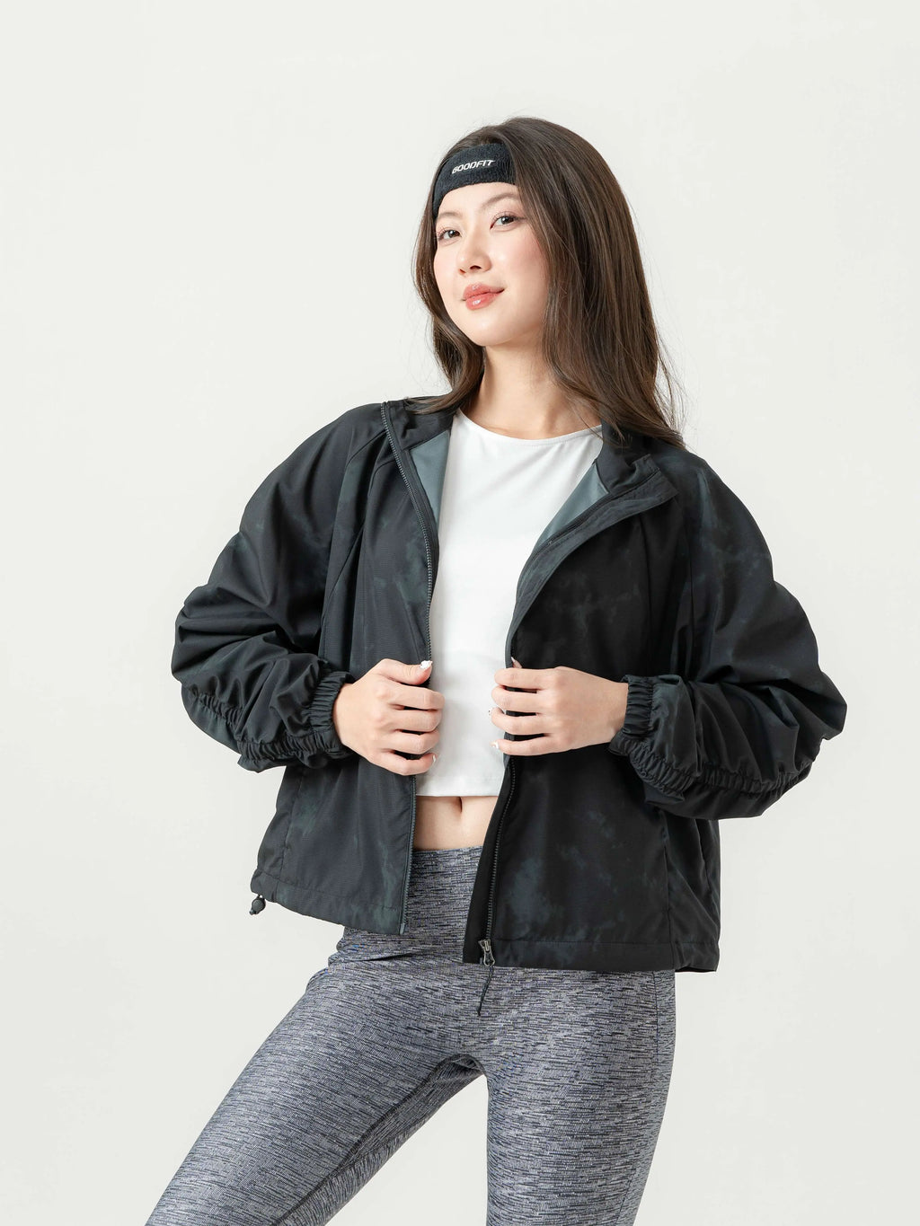 Áo Khoác Gió Nữ 1 Lớp Cổ Cao LFNUAK04