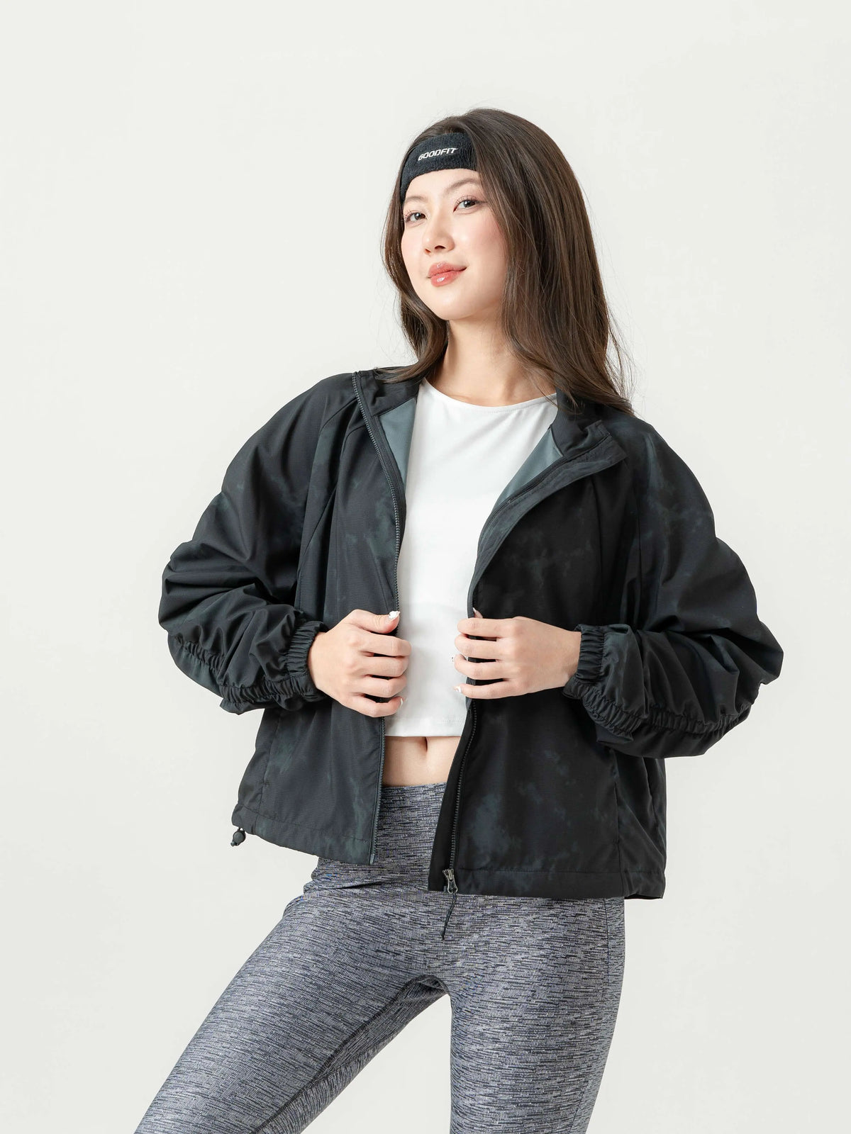 Áo Khoác Gió Nữ 1 Lớp Cổ Cao LFNUAK04