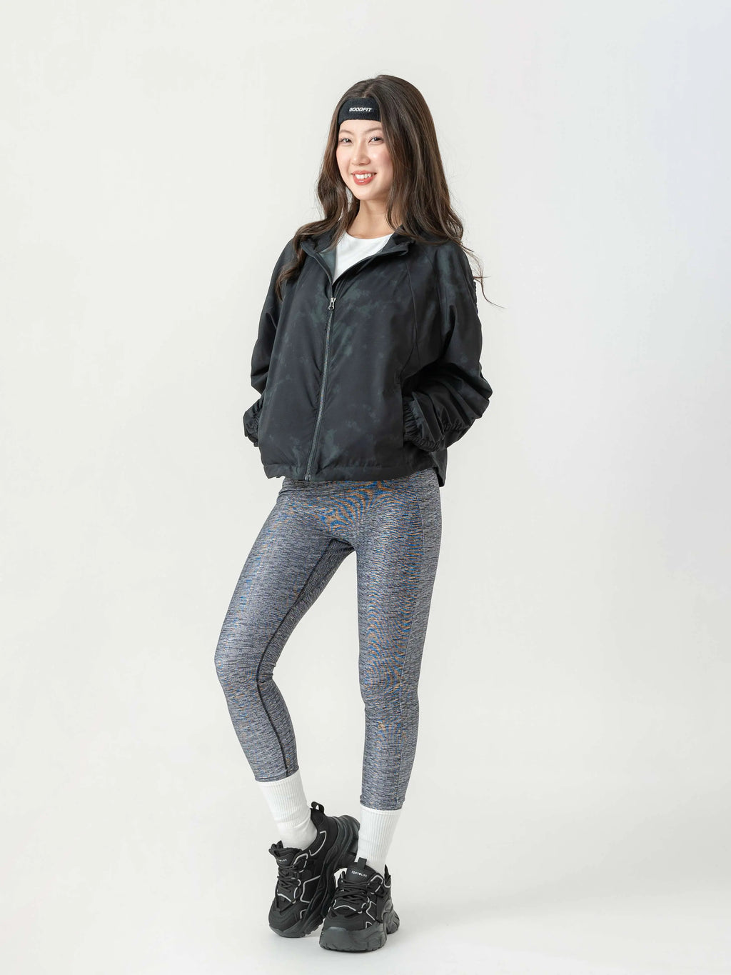Áo Khoác Gió Nữ 1 Lớp Cổ Cao LFNUAK04