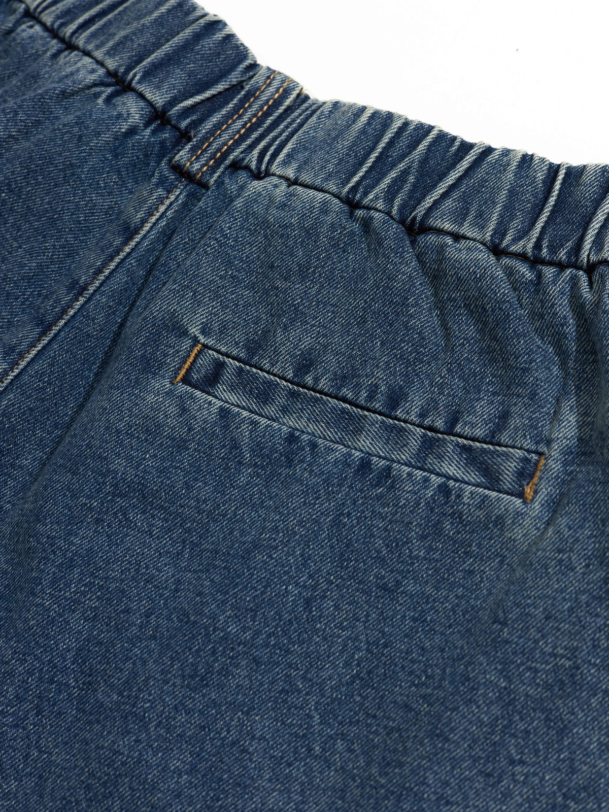 Quần Shorts Nữ Denim Cạp Chun Sau LFNUQ03
