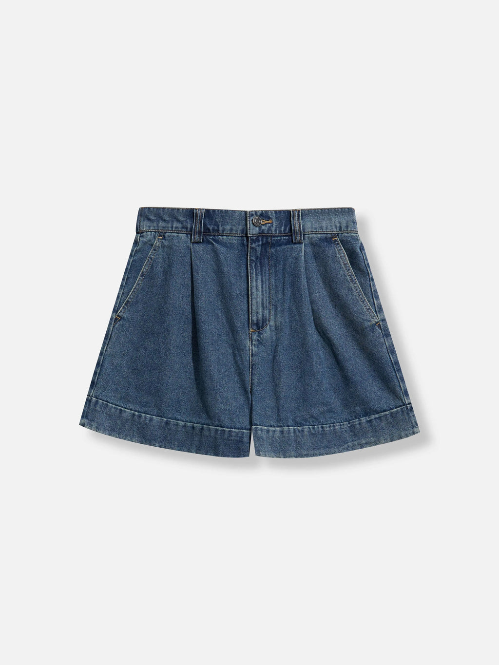Quần Shorts Nữ Denim Cạp Chun Sau LFNUQ03