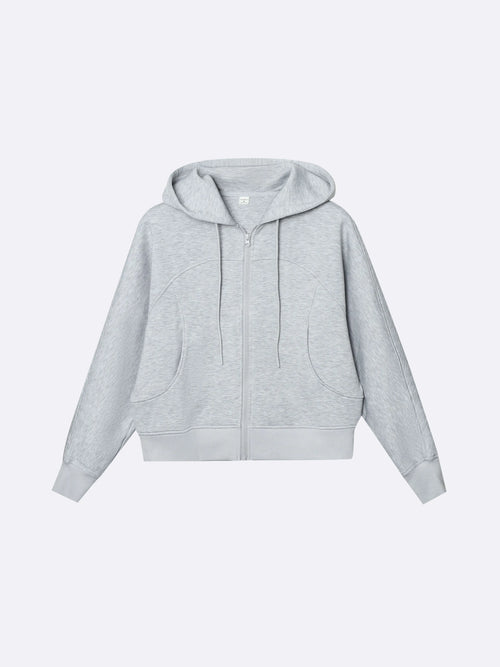 Áo Khoác Nỉ Hoodie Nữ Dáng Suông Rộng LFNUAK08