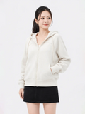 Áo Khoác Nỉ Hoodie Nữ Dáng Suông Rộng LFNUAK08