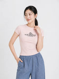 Áo Thun Nữ Baby Tee Họa Tiết Be Yourself LFNUAT02