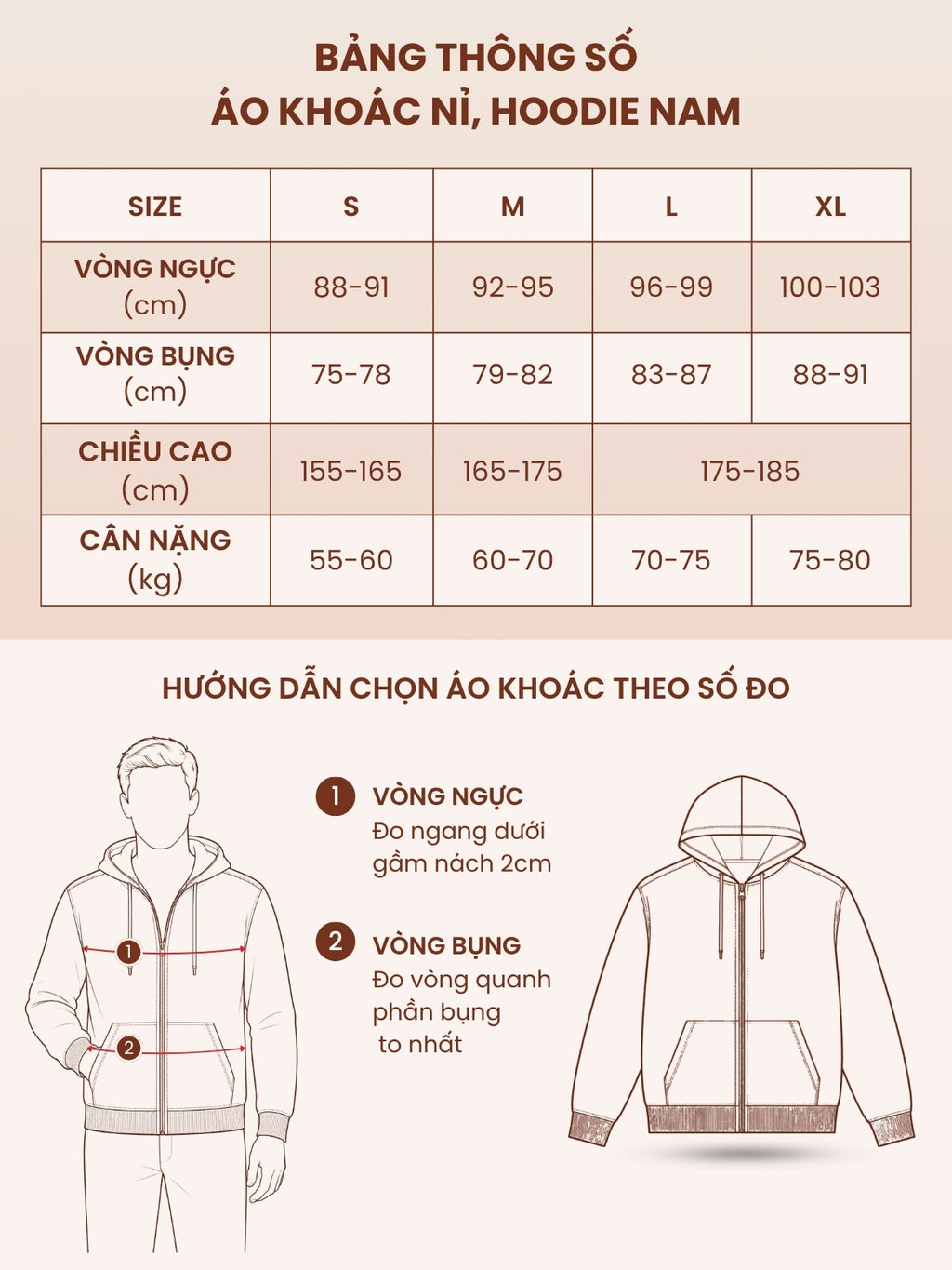 Áo Khoác Nỉ Hoodie Nam Zip Đa Năng LFNAMAK01
